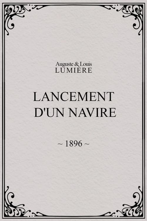 Lancement d'un navire